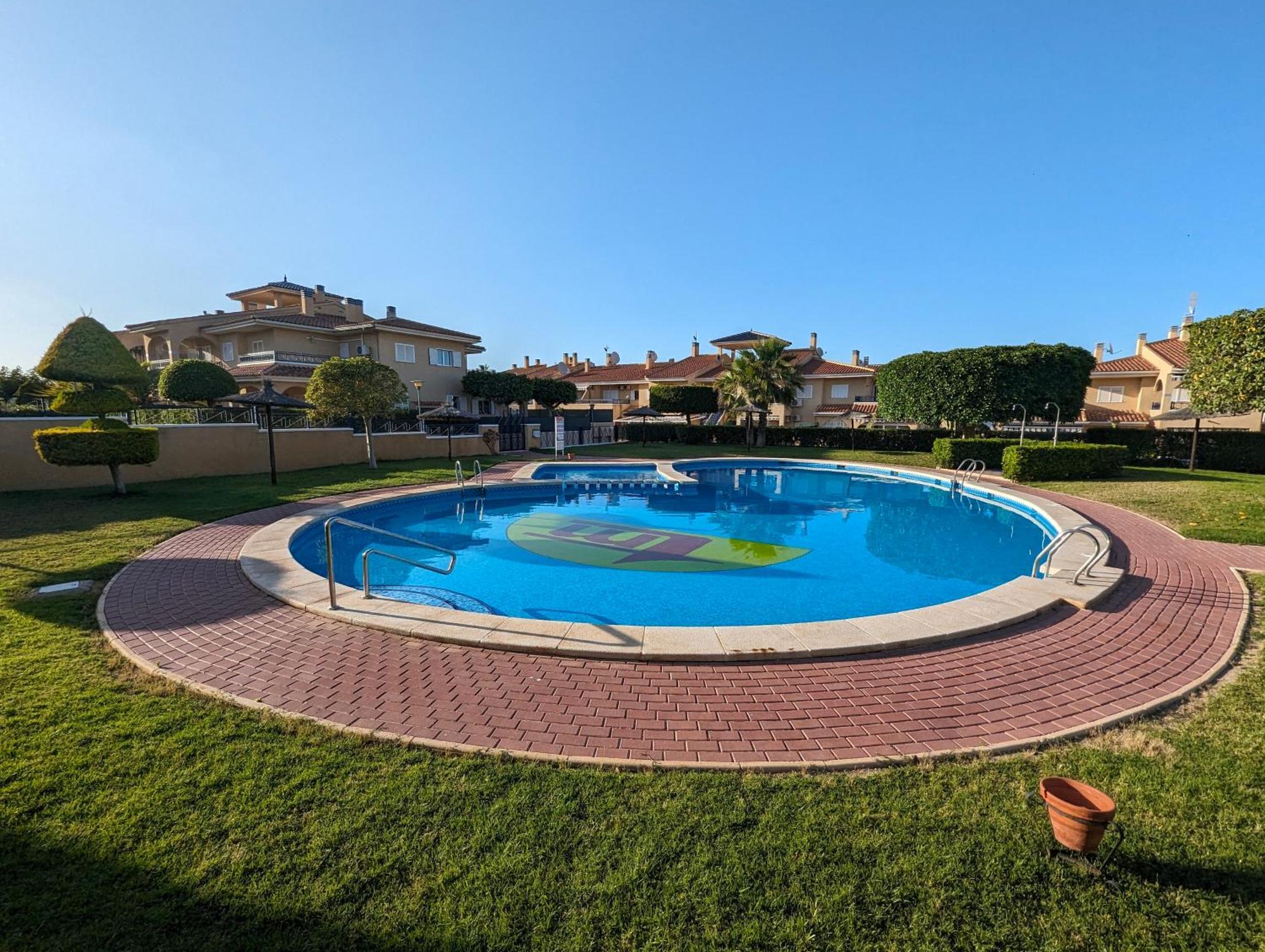 圣波拉Disfruta De La Playa Y Piscina, Acogedora Casa别墅 外观 照片